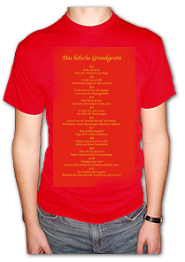Das Kölsche Grundgesetz-Shirt Das Kölsche Grundgesetz-Shirt